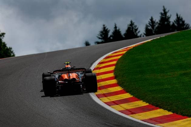 4 Lando Norris (GBR, McLaren Formula 1 Team), F1 Grand Prix of Belgium at Circuit de Spa-Francorchamps on July 26, 2024 in Spa-Francorchamps, Belgium. (Photo by HOCH ZWEI) Spa-Francorchamps Belgium