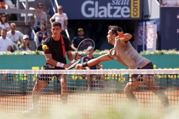 Generali Open ATP, Tennis Herren 250 2024; Kitzbühel, 26.07.2024 Alexander Erler (AUT, Österreich) und Andreas Mies (GER, Deutschland); Generali Open 2024, ATP 250, Sportpark Kitzbühel am 26.07.2024, Kitzbühel. Copyright: xBEAUTIFULxSPORTSx Pajonkx