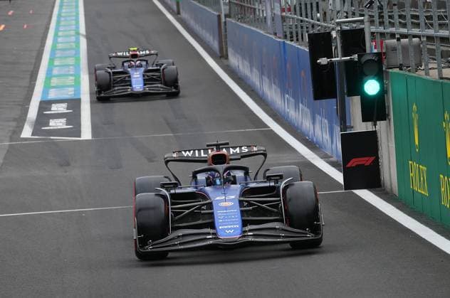 Formula 1 Rolex Belgian Grand Prix 2024 26.07.2024, Circuit de Spa-Francorchamps, Spa-Francorchhamps, Formula 1 Rolex Belgian Grand Prix 2024 , im Bild Alexander Albon (GBR), Williams Racing, Logan Sargeant (USA)