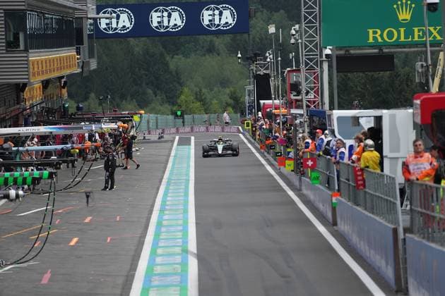 Formula 1 Rolex Belgian Grand Prix 2024 26.07.2024, Circuit de Spa-Francorchamps, Spa-Francorchhamps, Formula 1 Rolex Belgian Grand Prix 2024 , im Bild Lewis Hamilton (GBR), Mercedes-AMG Petronas Formula One Team