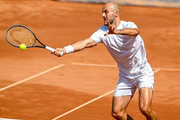 TENNIS - ATP, Tennis Herren Generali Open 2024 KITZBUEHEL,AUSTRIA,27.JUL.24 - TENNIS - ATP World Tour, Generali Open. Image shows Constantin Frantzen (GER).  GEPAxpictures xDanielxSchoenherr