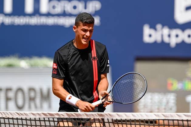 TENNIS - ATP, Tennis Herren Generali Open 2024 KITZBUEHEL,AUSTRIA,27.JUL.24 - TENNIS - ATP World Tour, Generali Open. Image shows Alexander Erler (AUT).  GEPAxpictures xDanielxSchoenherr
