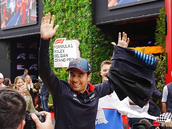 Formula 1 Rolex Belgian Grand Prix 2024 27.07.2024, Circuit de Spa-Francorchamps, Spa-Francorchhamps, Formula 1 Rolex Belgian Grand Prix 2024 , im Bild Sergio Perez (MEX), Oracle Red Bull Racing