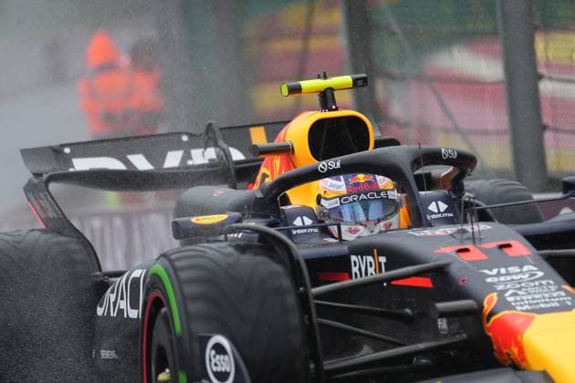 Formula 1 Rolex Belgian Grand Prix 2024 27.07.2024, Circuit de Spa-Francorchamps, Spa-Francorchhamps, Formula 1 Rolex Belgian Grand Prix 2024 , im Bild Sergio Perez (MEX), Oracle Red Bull Racing