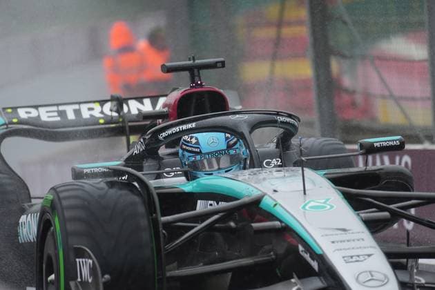 Formula 1 Rolex Belgian Grand Prix 2024 27.07.2024, Circuit de Spa-Francorchamps, Spa-Francorchhamps, Formula 1 Rolex Belgian Grand Prix 2024 , im Bild George Russell (GBR), Mercedes-AMG Petronas Formula One Team