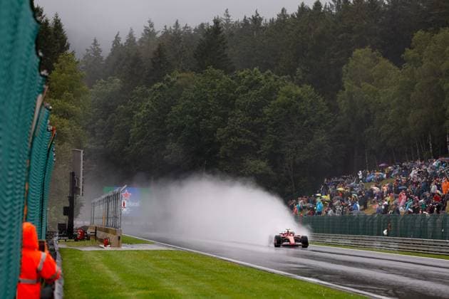 55 Carlos Sainz (ESP, Scuderia Ferrari HP), F1 Grand Prix of Belgium at Circuit de Spa-Francorchamps on July 27, 2024 in Spa-Francorchamps, Belgium. (Photo by HOCH ZWEI) Spa-Francorchamps Belgium