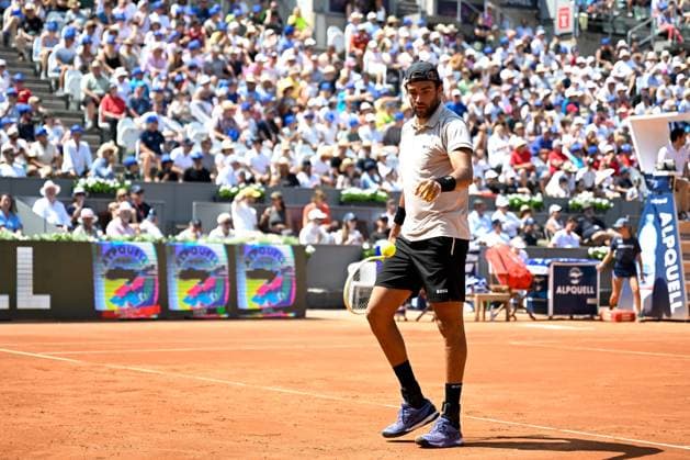 TENNIS - ATP, Tennis Herren Generali Open 2024 KITZBUEHEL,AUSTRIA,27.JUL.24 - TENNIS - ATP World Tour, Generali Open. Image shows Matteo Berrettini (ITA).  GEPAxpictures xDanielxSchoenherr
