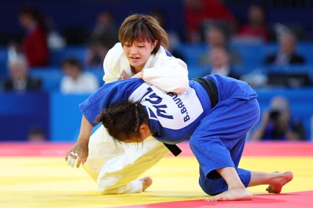 Natsumi Tsunoda (JPN), JULY 27, 2024 - Judo : Women s -48kg Final during the Paris 2024 Olympic Games, Olympische Spiele, Olympia, OS at Champ de Mars Arena in Paris, France. Noxthirdxpartyxsales  (260907491)