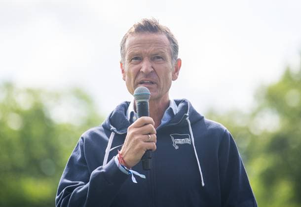 Fussball, Hertha BSC, Saison 2024 25, Saisoneröffnung, Geschäftsführer Thomas E. Herrich (Hertha BSC), 28.07. 2024,