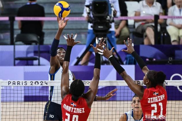 Parigi (Francia) 28 07 2024 - Olimpiadi Parigi 2024 volley Italia-Repubblica Dominicana foto Image nella foto: Paola Egonu 