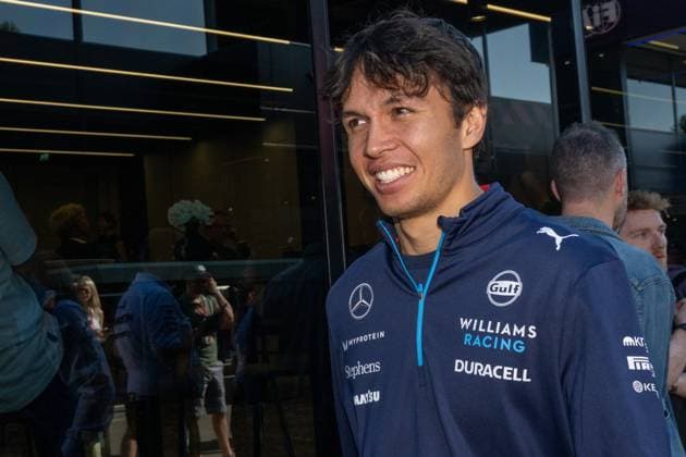 Williams Racing Thai rider Alexander Albon pictured ahead of the Grand Prix F1 of Belgium race, in Spa-Francorchamps, Sunday 28 July 2024. The Spa-Francorchamps Formula One Grand Prix takes place this weekend, from July 25th to July 28th. JONASxROOSENS  x97221258x