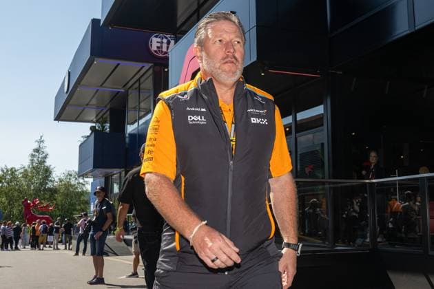 McLaren racing CEO American Zakary Zak Challen Brown pictured ahead of the Grand Prix F1 of Belgium race, in Spa-Francorchamps, Sunday 28 July 2024. The Spa-Francorchamps Formula One Grand Prix takes place this weekend, from July 25th to July 28th. JONASxROOSENS  x97221275x
