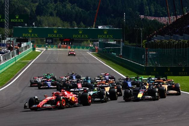 F1 Belgian Grand Prix 2024 Start of the Formula 1 Belgian Grand Prix at Spa-Francorchamps in Spa, Belgium on July 27, 2024. Spa Belgium  Copyright: xJakubxPorzyckix originalFilename:porzycki-f1belgia240728_npwYk.jpg