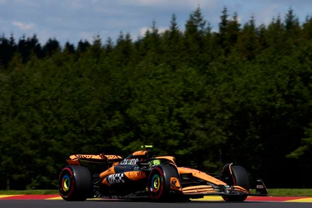 F1 Grand Prix of Belgium Lando Norris of Great Britain driving the (4) McLaren Formula 1 Team MCL38 Mercedes on track during the F1 Grand Prix of Belgium at Circuit de Spa-Francorchamps on July 28, 2024, in Spa, Belgium. Spa Circuit de Spa-Francorchamps Spa Belgium RL_GPF1BELG24_000843 Copyright: xRicardoxLarreinax