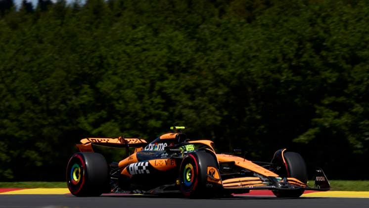 F1 Grand Prix of Belgium Lando Norris of Great Britain driving the (4) McLaren Formula 1 Team MCL38 Mercedes on track during the F1 Grand Prix of Belgium at Circuit de Spa-Francorchamps on July 28, 2024, in Spa, Belgium. Spa Circuit de Spa-Francorchamps Spa Belgium RL_GPF1BELG24_000844 Copyright: xRicardoxLarreinax