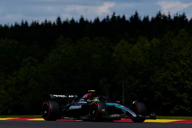 F1 Grand Prix of Belgium Lewis Hamilton of Great Britain driving the (44) Mercedes AMG Petronas F1 Team W15 on track during the F1 Grand Prix of Belgium at Circuit de Spa-Francorchamps on July 28, 2024, in Spa, Belgium. Spa Circuit de Spa-Francorchamps Spa Belgium RL_GPF1BELG24_000868 Copyright: xRicardoxLarreinax