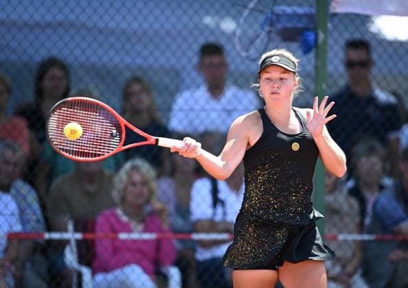 Tennis Frauen ITF Tour AHG BMW Cup Bildechingen 2024 28.07.2024 Finale, Siegerin Veronika ERJAVEC (SLO)