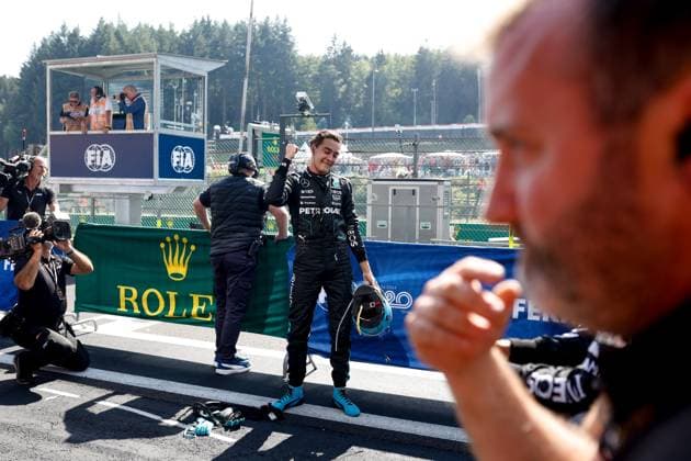 63 George Russell (GBR, Mercedes-AMG Petronas F1 Team), F1 Grand Prix of Belgium at Circuit de Spa-Francorchamps on July 28, 2024 in Spa-Francorchamps, Belgium. (Photo by HOCH ZWEI) Spa-Francorchamps Belgium
