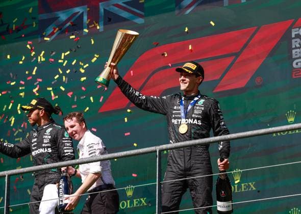 63 George Russell (GBR, Mercedes-AMG Petronas F1 Team), F1 Grand Prix of Belgium at Circuit de Spa-Francorchamps on July 28, 2024 in Spa-Francorchamps, Belgium. (Photo by HOCH ZWEI) Spa-Francorchamps Belgium