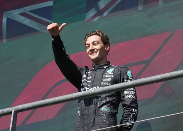 Formula 1 Rolex Belgian Grand Prix 2024 28.07.2024, Circuit de Spa-Francorchamps, Spa-Francorchhamps, Formula 1 Rolex Belgian Grand Prix 2024 , im Bild Sieger George Russell (GBR), Mercedes-AMG Petronas Formula One Team