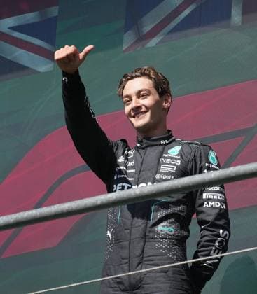28.07.2024, Circuit de Spa-Francorchamps, Spa-Francorchhamps, Formula 1 Rolex Belgian Grand Prix 2024 , im Bild Sieger George Russell (GBR), Mercedes-AMG Petronas Formula One Team Defodi-506_20240728_hbr_3579