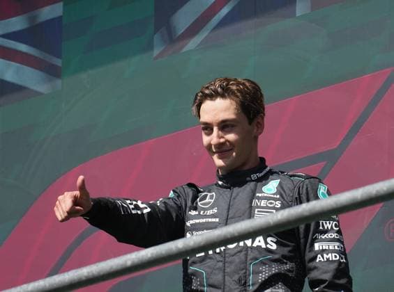 28.07.2024, Circuit de Spa-Francorchamps, Spa-Francorchhamps, Formula 1 Rolex Belgian Grand Prix 2024 , im Bild Sieger George Russell (GBR), Mercedes-AMG Petronas Formula One Team Defodi-506_20240728_hbr_3694