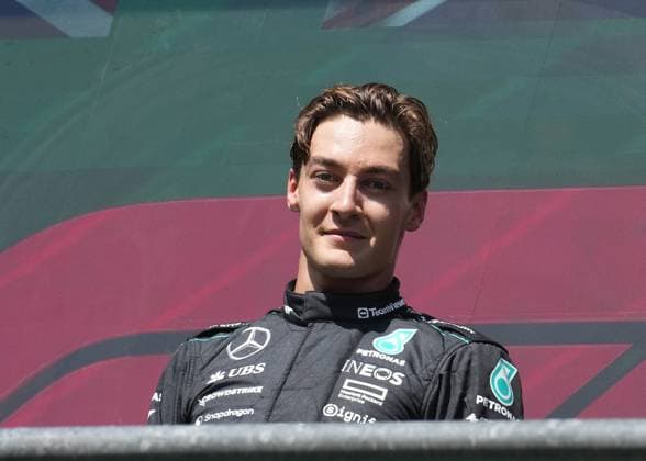 28.07.2024, Circuit de Spa-Francorchamps, Spa-Francorchhamps, Formula 1 Rolex Belgian Grand Prix 2024 , im Bild Sieger George Russell (GBR), Mercedes-AMG Petronas Formula One Team Defodi-506_20240728_hbr_3723