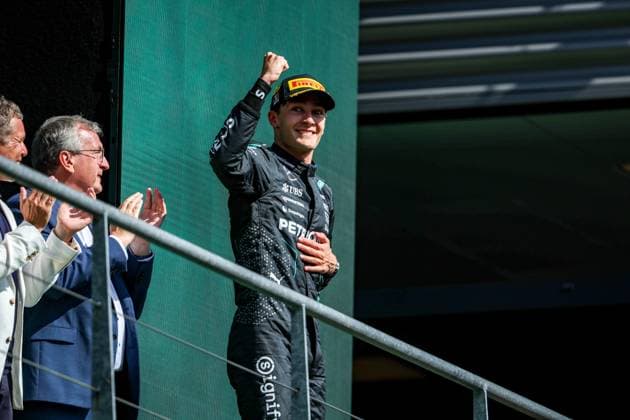 63 George Russell (GBR, Mercedes-AMG Petronas F1 Team), F1 Grand Prix of Belgium at Circuit de Spa-Francorchamps on July 28, 2024 in Spa-Francorchamps, Belgium. (Photo by HOCH ZWEI) Spa-Francorchamps Belgium