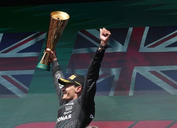 28.07.2024, Circuit de Spa-Francorchamps, Spa-Francorchhamps, Formula 1 Rolex Belgian Grand Prix 2024 , im Bild Sieger George Russell (GBR), Mercedes-AMG Petronas Formula One Team Defodi-506_20240728_hbr_3777