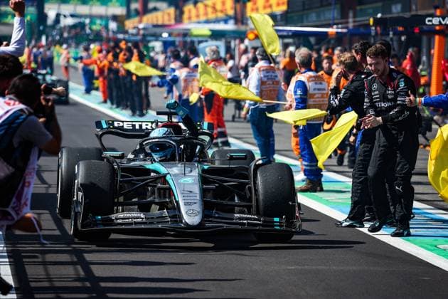 63 George Russell (GBR, Mercedes-AMG Petronas F1 Team), F1 Grand Prix of Belgium at Circuit de Spa-Francorchamps on July 28, 2024 in Spa-Francorchamps, Belgium. (Photo by HOCH ZWEI) Spa-Francorchamps Belgium