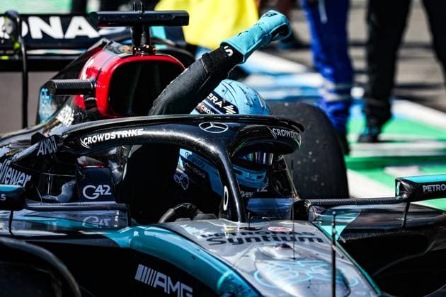 63 George Russell (GBR, Mercedes-AMG Petronas F1 Team), F1 Grand Prix of Belgium at Circuit de Spa-Francorchamps on July 28, 2024 in Spa-Francorchamps, Belgium. (Photo by HOCH ZWEI) Spa-Francorchamps Belgium