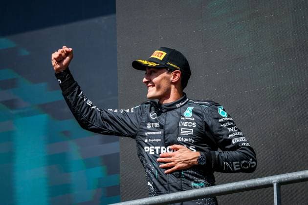 63 George Russell (GBR, Mercedes-AMG Petronas F1 Team), F1 Grand Prix of Belgium at Circuit de Spa-Francorchamps on July 28, 2024 in Spa-Francorchamps, Belgium. (Photo by HOCH ZWEI) Spa-Francorchamps Belgium