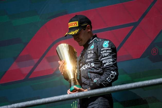 63 George Russell (GBR, Mercedes-AMG Petronas F1 Team), F1 Grand Prix of Belgium at Circuit de Spa-Francorchamps on July 28, 2024 in Spa-Francorchamps, Belgium. (Photo by HOCH ZWEI) Spa-Francorchamps Belgium
