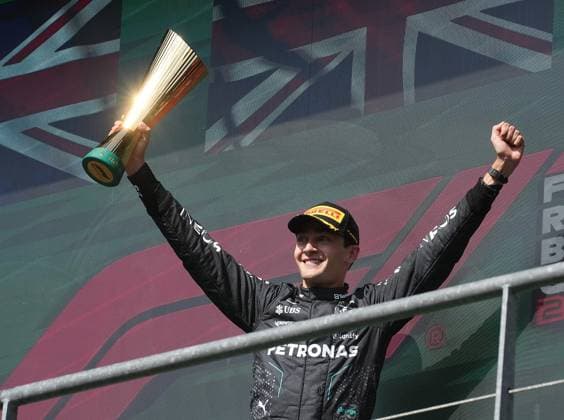 Formula 1 Rolex Belgian Grand Prix 2024 28.07.2024, Circuit de Spa-Francorchamps, Spa-Francorchhamps, Formula 1 Rolex Belgian Grand Prix 2024 , im Bild Sieger George Russell (GBR), Mercedes-AMG Petronas Formula One Team