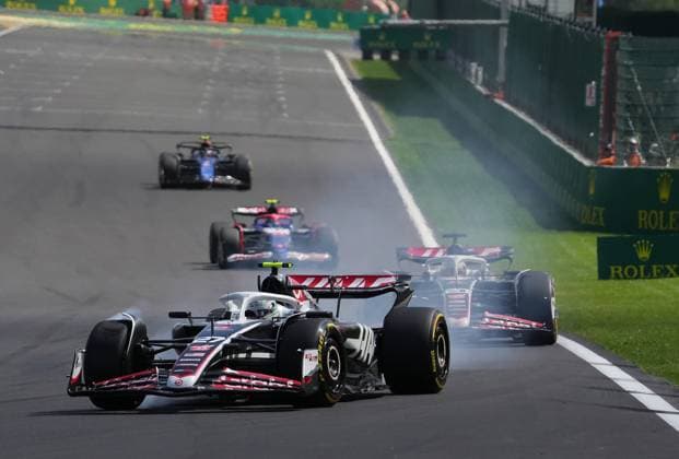 28.07.2024, Circuit de Spa-Francorchamps, Spa-Francorchhamps, Formula 1 Rolex Belgian Grand Prix 2024 , im Bild Nico Hülkenberg (DEU), Haas F1 Team, Kevin Magnussen (DNK) Defodi-506_20240728_hbr_2022