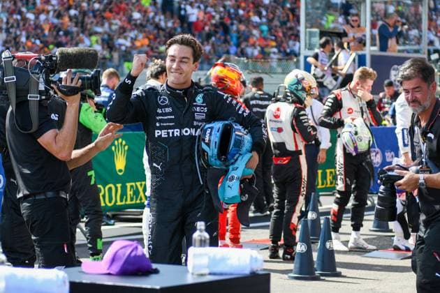Formel 1 GP Spa Belgien. Sonntag, 28.07.2024 George Russell 63, Mercedes-AMG Petronas F1 Team; Formel 1 GP Spa Belgien. Sonntag, 28.07.2024 Copyright: xBEAUTIFULxSPORTS Erlhofx