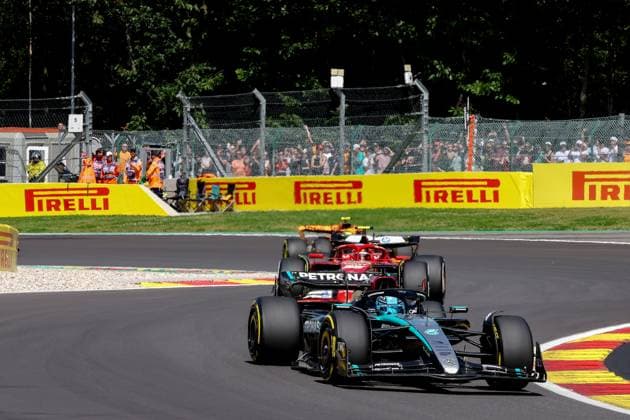 63 George Russell (GBR, Mercedes-AMG Petronas F1 Team), F1 Grand Prix of Belgium at Circuit de Spa-Francorchamps on July 28, 2024 in Spa-Francorchamps, Belgium. (Photo by HOCH ZWEI) Spa-Francorchamps Belgium