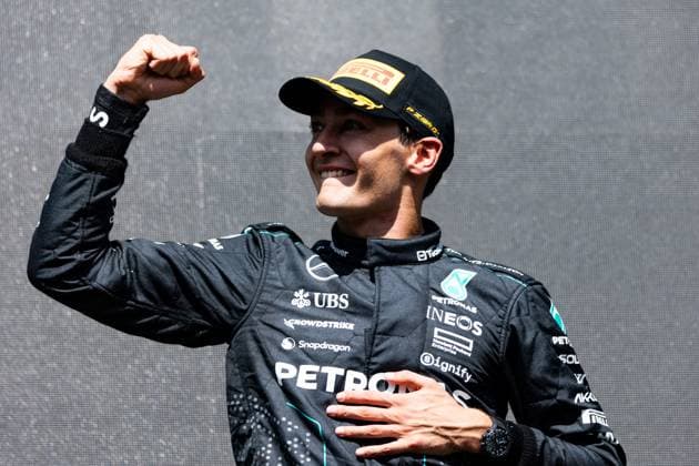 63 George Russell (GBR, Mercedes-AMG Petronas F1 Team), F1 Grand Prix of Belgium at Circuit de Spa-Francorchamps on July 28, 2024 in Spa-Francorchamps, Belgium. (Photo by HOCH ZWEI) Spa-Francorchamps Belgium