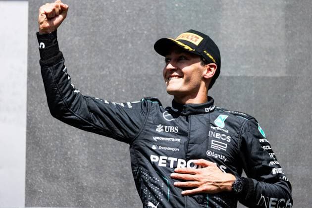 63 George Russell (GBR, Mercedes-AMG Petronas F1 Team), F1 Grand Prix of Belgium at Circuit de Spa-Francorchamps on July 28, 2024 in Spa-Francorchamps, Belgium. (Photo by HOCH ZWEI) Spa-Francorchamps Belgium