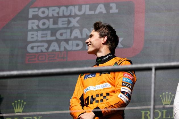 81 Oscar Piastri (AUS, McLaren Formula 1 Team), F1 Grand Prix of Belgium at Circuit de Spa-Francorchamps on July 28, 2024 in Spa-Francorchamps, Belgium. (Photo by HOCH ZWEI) Spa-Francorchamps Belgium