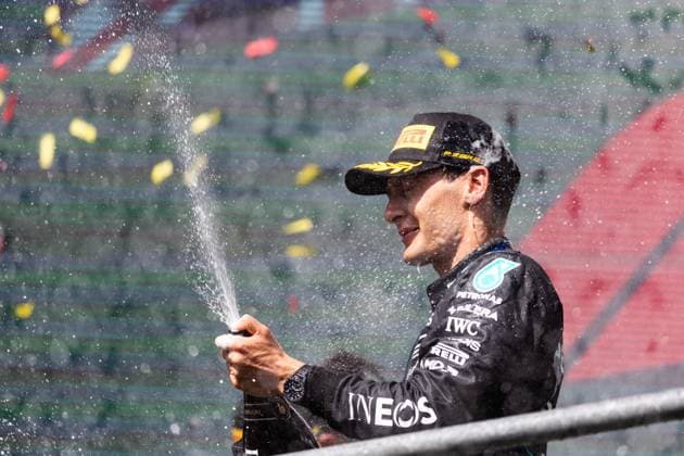 63 George Russell (GBR, Mercedes-AMG Petronas F1 Team), F1 Grand Prix of Belgium at Circuit de Spa-Francorchamps on July 28, 2024 in Spa-Francorchamps, Belgium. (Photo by HOCH ZWEI) Spa-Francorchamps Belgium
