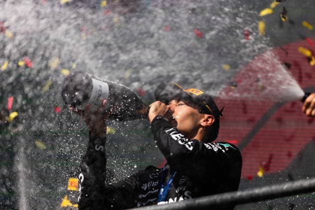 63 George Russell (GBR, Mercedes-AMG Petronas F1 Team), F1 Grand Prix of Belgium at Circuit de Spa-Francorchamps on July 28, 2024 in Spa-Francorchamps, Belgium. (Photo by HOCH ZWEI) Spa-Francorchamps Belgium