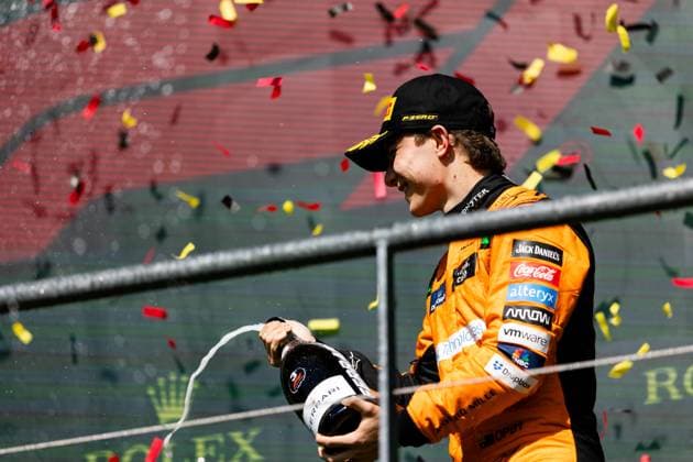 81 Oscar Piastri (AUS, McLaren Formula 1 Team), F1 Grand Prix of Belgium at Circuit de Spa-Francorchamps on July 28, 2024 in Spa-Francorchamps, Belgium. (Photo by HOCH ZWEI) Spa-Francorchamps Belgium