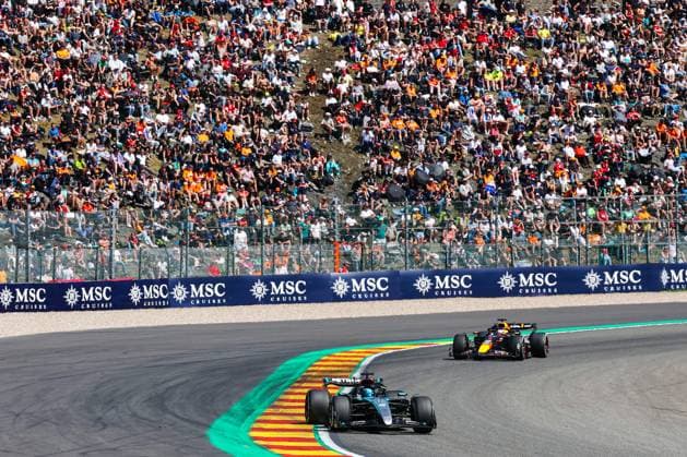 during the Formula 1 Rolex Belgian Grand Prix 2024, 14th round of the 2024 Formula One World Championship, WM, Weltmeisterschaft from July 26 to 28, 2024 on the Circuit de Spa-Francorchamps, in Stavelot, Belgium - F1 - BELGIAN GRAND PRIX 2024 DPPI Panoramic  240728_R14_BELGIO_DP_0G7A7314