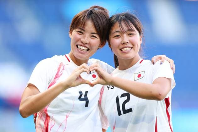 Bilder des Jahres 2024, Sport 07 Juli Sport Themen der Woche KW30 Sport Bilder des Tages (L to R) Saki Kumagai, Momoko Tanikawa (JPN), JULY 28, 2024 - Football Soccer : Women s Group C match between Brazil 1-2 Japan during the Paris 2024 Olympic Games, Olympische Spiele, Olympia, OS at Parc des Princes in Paris, France. Noxthirdxpartyxsales  (261063706)