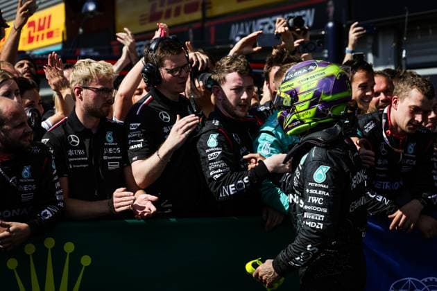 44 Lewis Hamilton (GBR, Mercedes-AMG Petronas F1 Team), F1 Grand Prix of Belgium at Circuit de Spa-Francorchamps on July 28, 2024 in Spa-Francorchamps, Belgium. (Photo by HOCH ZWEI) Spa-Francorchamps Belgium