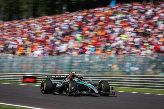 44 Lewis Hamilton (GBR, Mercedes-AMG Petronas F1 Team), F1 Grand Prix of Belgium at Circuit de Spa-Francorchamps on July 28, 2024 in Spa-Francorchamps, Belgium. (Photo by HOCH ZWEI) Spa-Francorchamps Belgium