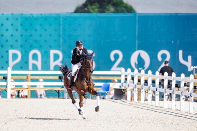 PARIS - Olympische Sommer Spiele Olympic Summer Games 2024, PARIS - Olympische Sommer Spiele Olympic Summer Games 2024 JUNG Michael (GER), Chipmunk FRH Siegerehrung Prize giving ceremony Teilprüfung Springen Team Entscheidung Show Jumping Team cometition Paris, Schloss Versailles, ChÃ¢teau de Versailles 29. July 2024 -