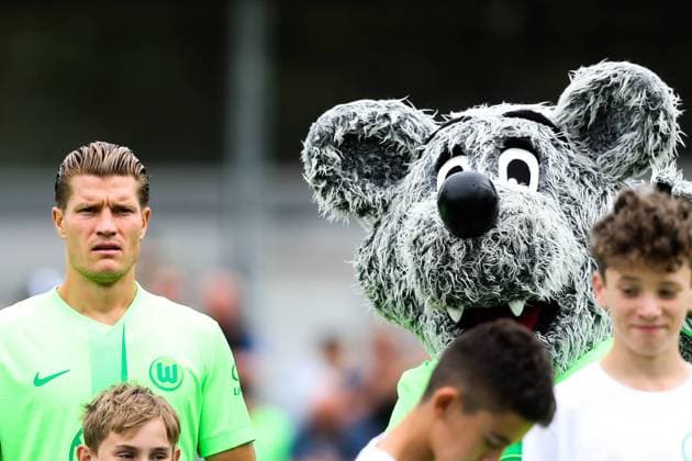 Kevin Behrens (VfL Wolfsburg,17) - Testspiel Sommervorbereitung Fussball Bundesliga Saison 2024-2025 VfL Wolfsburg vs. BeckÕs-Auswahl im Drömlingstadion in Vorsfelde - Aktion,Fussball,Deutschland,Mann,Männer,13.07.2024