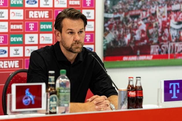 Pressekonferenz 1. FC Köln; 31.07.2024 Thomas Kessler (Bereichsleiter Lizenzfußball) Pressekonferenz 1. FC Köln; 31.07.2024